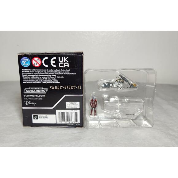 Star Wars Micro Galaxy Asoka Tano With Speeder Bike Series 1 Open Box New - Picture 7 of 8